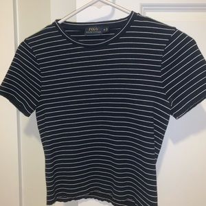 Stripped polo Ralph Lauren tshirt, size medium